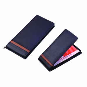 Black Leather Cheque Book Holder Manufacturers, Suppliers, Exporters in Delhi