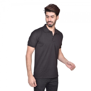 Black Orion Matty Polo T Shirt Manufacturers in Delhi