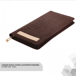 Check Book Cover (Laeatherite Brown) Manufacturers, Suppliers, Exporters in Delhi