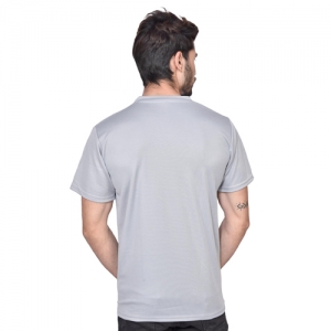 Grey Dry Fit Round Neck T Shirt Manufacturers Manufacturers in Arunachal Pradesh