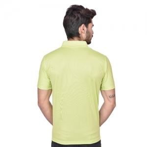 Lemon Green Dry Fit Collar T Shirt  Manufacturers in Delhi