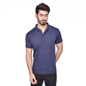 Navy Blue Dry Fit Collar T Shirt Manufacturers Manufacturers in Andaman and Nicobar Islands
