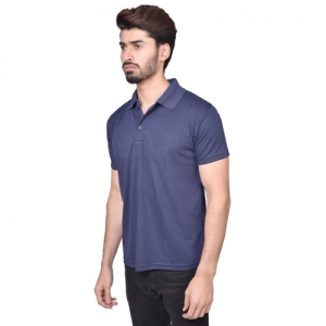 Navy Blue Dry Fit Collar T Shirt Manufacturers Manufacturers in Andaman and Nicobar Islands