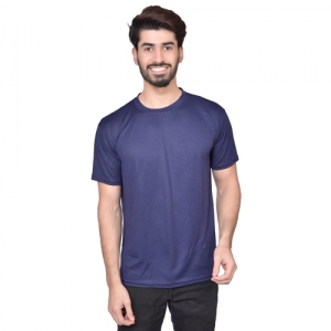 Navy Blue Dry Fit Round Neck T Shirt Manufacturers Manufacturers in Andaman and Nicobar Islands