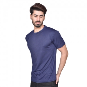 Navy Blue Dry Fit Round Neck T Shirt Manufacturers Manufacturers in Andhra Pradesh