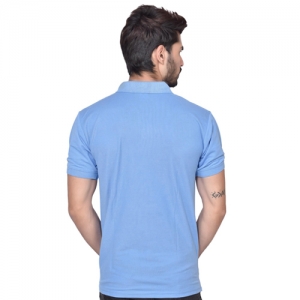 Sky Blue Orion Matty Polo T Shirt  Manufacturers in Assam