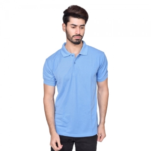 Sky Blue Orion Matty Polo T Shirt Manufacturers in Delhi